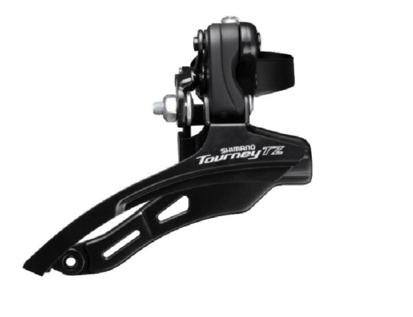 MENJAČ PREDNJI SHIMANO TOURNEY FD-TZ500-DS6, TRIPLE (FOR FRICTION), FOR REAR 6/7 BRZINA, DOWN SWING, DOWN PULL, BAND TYPE 31.8MM, CS ANGLE 66-69, FOR TOP GEAR 42T, CHAINLINE 47.5MM, BULK