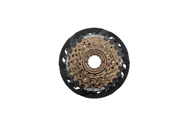 LANČANIK SHIMANO TOURNEY MF-TZ500-6-CP, 6-BRZINA, 14-16-18-21-24-28T, W/SPOKE PROTECTOR, BULK