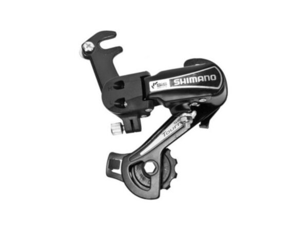 MENJAČ ZADNJI SHIMANO TOURNEY RD-TY21-B-SS, 6 BRZINA, W/RIVETED ADAPTER (ROAD TYPE), CRNI, BULK