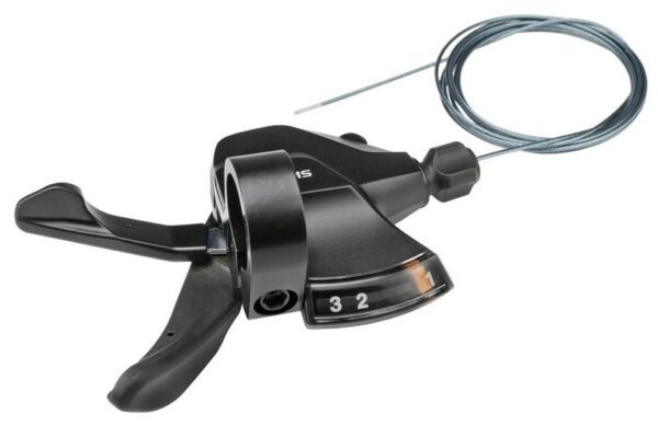 RUČICA MENJAČA SHIMANO SL-M315-L, LEFT, 3-SPEED RAPIDFIRE PLUS 1800MM STAINLESS INNER, W/ OPTICAL GEAR DISPLAY, BULK