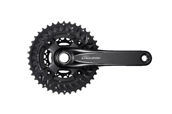 POGON SHIMANO FC-M6000-3, DEORE, FOR REAR 10-SPEED, 2-PCS FC, 170MM 40-30-22T WITHOUT CG, W/O BB PARTS, FOR CHAIN LINE 50MM, IND.PACK