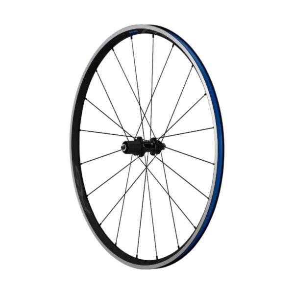 TOČAK SHIMANO WH-RS300, ZADNJI, 20H, FOR 11/10-S, OLD:130MM, R-QR:163MM, CLINCHER, BLACK, W/RIM TAPE, IND.PACK