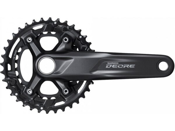 POGON SHIMANO FC-M5100-B2, DEORE, FOR REAR 11-SPEED, 2-PCS FC, 175MM, 36-26T W/O CG, W/O BB PARTS, FOR CHAIN LINE 51.8MM, IND.PACK
