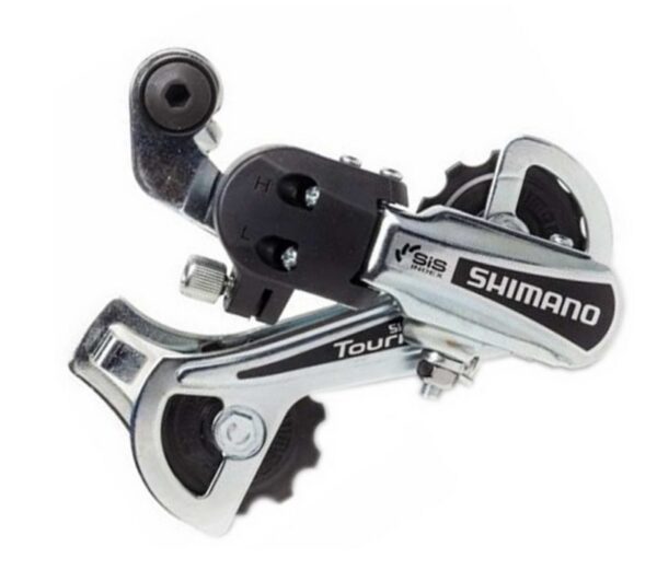 MENJAČ ZADNJI SHIMANO TOURNEY, RD-TY21-B, GS 6-BRZINA, DIRECT ATTACHMENT TYPE, SIVI, BULK