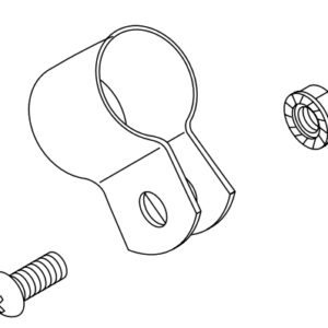 DELOVI NABLE SHIMANO NEXUS, ARM CLIP 3/4 STANDARD, W/BOLT & NUT, BULK