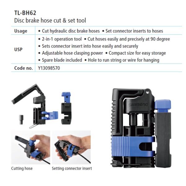 KLJUČ SHIMANO TL-BH62 DISC BRAKE HOSE CUT & SET TOOL