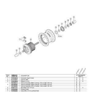 ZAVRTANJ NABLE SHIMANO HB-IM40 CAP NUT (M9)