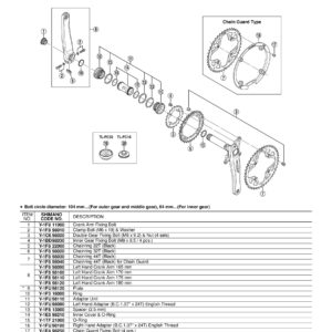 PODLOŠKA ZA SHIMANO FC-M760 2.5MM