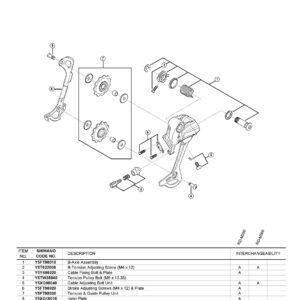 ROLNICA MENJAČA ZADNJEG SHIMANO RD-M370