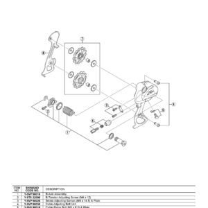 ROLNICA MENJAČA ZADNJEG SHIMANO RD-M410
