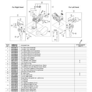GUMICE RUČICA SHIMANO ST-6700, 1 PAIR