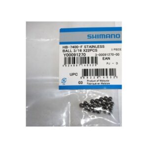 KUGLICE SHIMANO HB-7400-F STAINLESS BALL (3/16) 22PCS