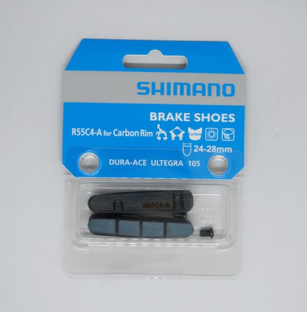 ULOŠCI SHIMANO ROAD R55C4-A CARTRIDGE-TYPE BRAKE SHOE SET(PAIR) for CARBON
