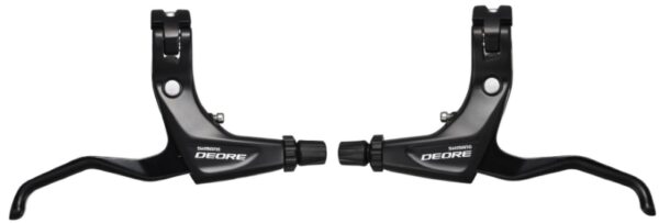 RUČICE KOČNICA SHIMANO DEORE BL-T610, DESNA & LEVA, ZA TREKING, 2 FINGER, BRAKE CABLE T-TYPE 800/900MM, OUTER CASING 1400/1600MM BLACK,IND.PACK