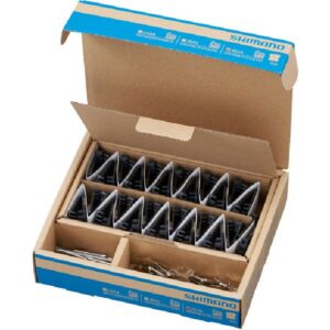 PLOČICE ZA DISK SHIMANO RESIN PAD W/ FIN (J05A-RF), PAD SPRING, W/SPLIT PIN, 25 PAIRS, IN SEMI-BULK PACK
