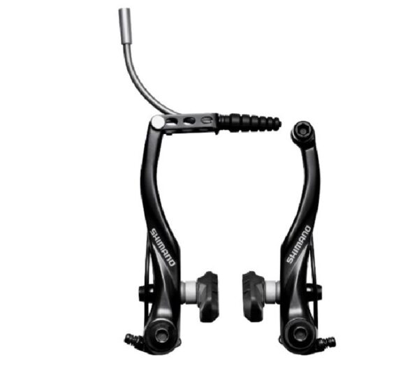 KOČNICA SHIMANO BR-T4000, ZADNJA, X-TYPE(THIN SPACER OUTSIDE), S65T SHOE, 16.0/25.0MM FIXING BOLTS, W/INNER CABLE LEAD UNIT 90 DEG, BLACK, IND.PACK
