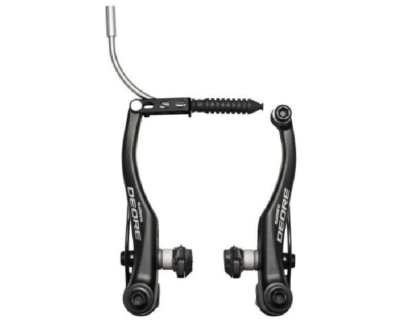 KOČNICA SHIMANO BR-T610, DEORE, PREDNJA, X-TYPE(THIN SPACER OUTSIDE), S70C SHOE, 16.0/25.0MM FIXING BOLTS, W/INNER CABLE LEAD UNIT 90 DEG, BLACK, IND.PACK