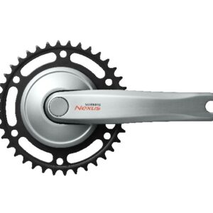 POGON SHIMANO FC-C6000, NEXUS,170MM, 38T, CHAIN CASE COMPATIBLE, W/CRANK FIXING BOLT, SILVER, IND.PACK