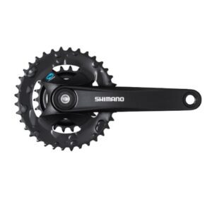 POGON SHIMANO FC-M315-B2, FOR REAR 7/8-SPEED, 175MM, 36-22T W/O CG, W/CRANK FIXING BOLT, CHAIN CASE NOT COMPATIBLE,FOR CHAIN LINE 51.7MM, BLACK, IND.PACK