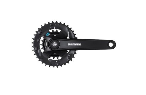 POGON SHIMANO FC-M315-B2, FOR REAR 7/8-SPEED, 175MM, 36-22T W/O CG, W/CRANK FIXING BOLT, CHAIN CASE NOT COMPATIBLE,FOR CHAIN LINE 51.7MM, BLACK, IND.PACK