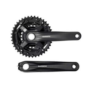 POGON SHIMANO FC-MT210-3, ZA 9-BRZINA, 2-PCS FC, 175MM, 40-30-22T W/O CG, W/O BB PARTS, CRNI, IND.PACK