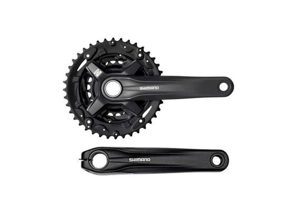 POGON SHIMANO FC-MT210-3, ZA 9-BRZINA, 2-PCS FC, 175MM, 40-30-22T W/O CG, W/O BB PARTS, CRNI, IND.PACK