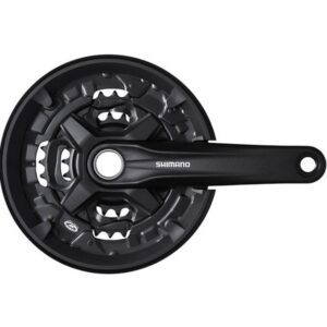 POGON SHIMANO FC-MT210-3, ZA 9-BRZINA, 2-PCS FC, 175MM, 44-32-22T W/CG,W/O BB PARTS, CRNI, IND.PACK