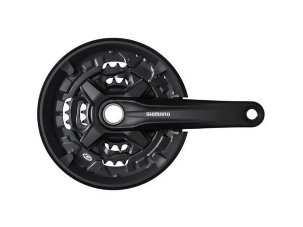POGON SHIMANO FC-MT210-3, ZA 9-BRZINA, 2-PCS FC, 175MM, 44-32-22T W/CG,W/O BB PARTS, CRNI, IND.PACK