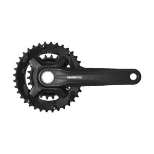 POGON SHIMANO FC-MT210-2, FOR REAR 9-BRZINA, 2-PCS FC, 175MM, 36-22T W/O CG, W/O BB PARTS, BLACK, IND.PACK