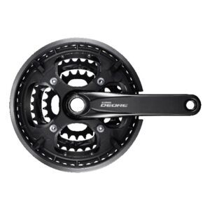 POGON SHIMANO DEORE FC-T6010, 48X36X26T, KURBLA 175MM, FOR REAR 10 BRZINA, 2-PCS FC, CG, W/O BB, CHAINCASE COMPATIBLE, BLACK, IND.PACK