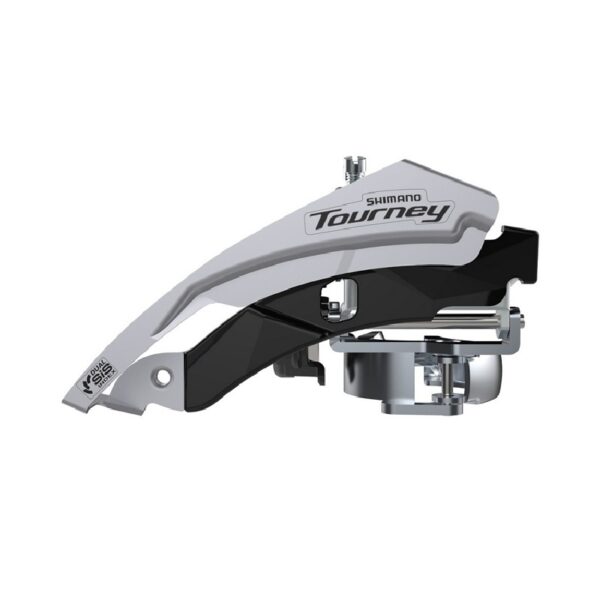MENJAČ PREDNJI SHIMANO FD-TY600-L3, TOURNEY, FOR 3X6/7/8, TOP-SWING, DUAL-PULL, BAND TYPE(31.8/34.9MM COMPATIBLE), CS-ANGLE:63-66, FOR 42T, CL:47.5/50MM, IND.PACK