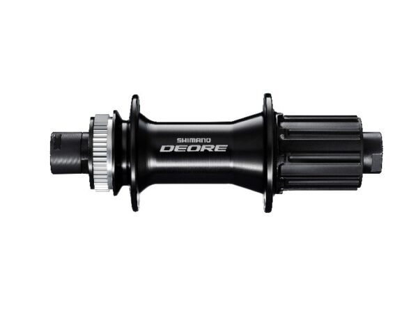 NABLA ZADNJA SHIMANO DEORE FH-M6010, 32H, 8/9/10 BRZINA, OLD 142, AXLE E-THRU 12MM (W/O AXLE ), FOR ROTOR CENTER LOCK (W/O LOCK RING), W/O ROTOR MOUNT COVER, IND.PACK