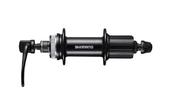 NABLA ZADNJA SHIMANO FH-MT200-B, CENTER LOCK DISC(W/O LOCK RING) 8/9/10-BRZINA 32H OLD 141MM QR 172MM(BLACK), W/O ROTOR MOUNT COVER, BLACK, IND.PACK