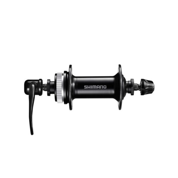NABLA PREDNJA SHIMANO HB-QC300, CENTER LOCK DISC 36H, QR 133MM(BLACK), OLD 100MM, W/ROTOR MOUNT COVER, W/O LOCK RING, BLACK, IND.PACK