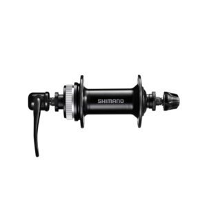 NABLA PREDNJA SHIMANO HB-QC300, CENTER LOCK DISC 32H, QR 133MM(BLACK), OLD 100MM, W/ROTOR MOUNT COVER, W/O LOCK RING, BLACK, IND.PACK