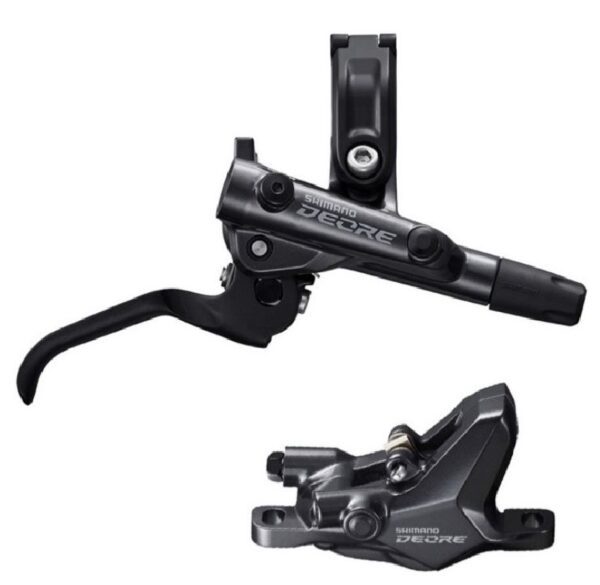 KOČNICA SHIMANO/J-kit, DEORE, BL-M6100(L), BR-M6100(F), W/O ADAPTER, RESIN PAD(W/O FIN), 1000MM HOSE(SM-BH90-SS BLACK), W/CONNECTER INSERT, IND.PACK