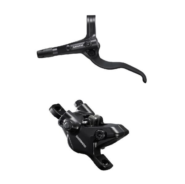 KOČNICA SHIMANO MT410/J-kit,BL-MT401(L),BR-MT410(F),BLACK(BLACK LEVER),W/O ADAPTER,RESIN PAD(W/O FIN),1000MM(SMBH59SS BLACK),W/CONNECTER INSERT,IND.PACK