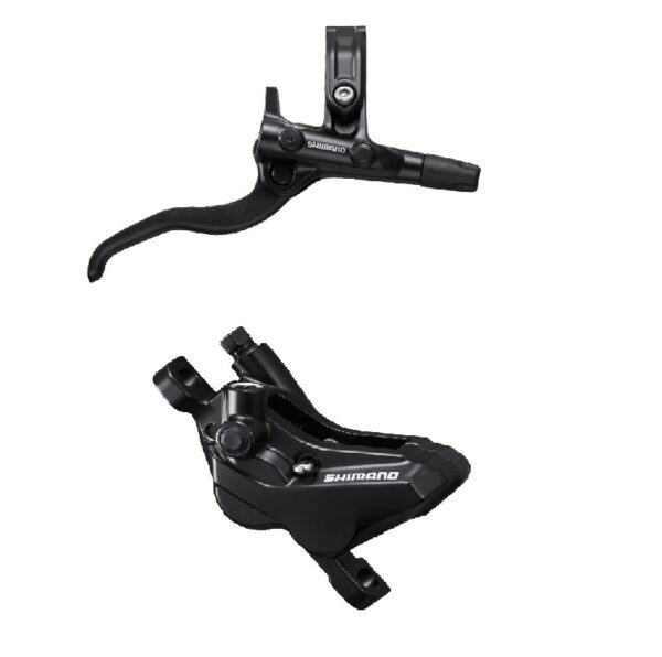 KOČNICA SHIMANO BL-M4100(R), BR-MT420(R), BLACK, W/O ADAPTER, RESIN PAD(W/O FIN), 1700MM HOSE(SM-BH90-SS BLACK), W/CONNECTER INSERT, IND.PACK
