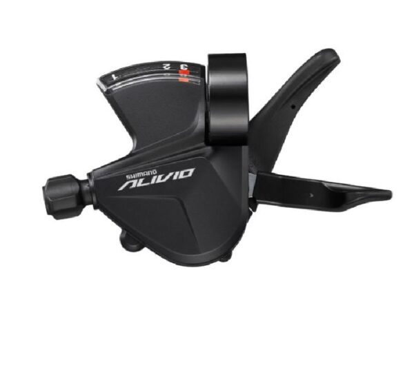 RUČICA MENJAČA SHIMANO SL-M3100-L, ALIVIO, LEVA,3-BRZINE RAPIDFIRE PLUS 1800MM INNER, W/ OPTICAL GEAR DISPLAY, IND.PACK