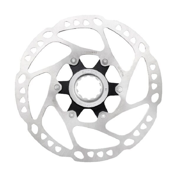 ROTOR DISK KOČNICE SHIMANO DEORE SM-RT64-M 180MM, W/LOCK RING(INTERNAL SERRATION, BLACK), IND.PACK