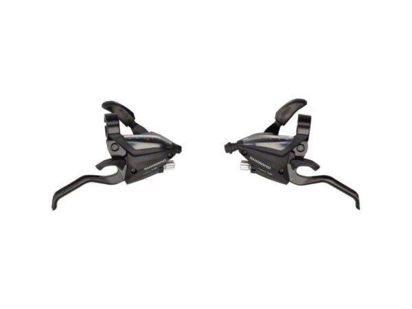 RUČICE MENJAČA/KOČNICA SHIMANO ST-EF500-2A, 3X7 BRZINA,EZ-FIRE PLUS,2F-ALLOY, ZA V-BRAKE, STD SL(SP41)&BL CBL(BLACK),CRNE , IND.PACK