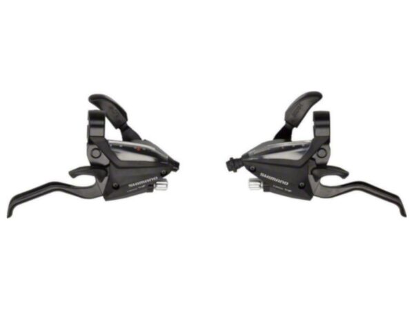RUČICE MENJAČA/KOČNICA SHIMANO ST-EF500-2A, 3X8 BRZINA,EZ-FIRE PLUS,2F-ALLOY, ZA V-BRAKE, STD SL(SP41)&BL CBL(BLACK),CRNE, IND.PACK
