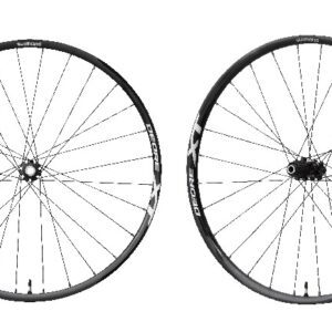 TOČKOVI SHIMANO DEORE XT WH-M8000-B-29, PREDNJI & ZADNJI, 29, 28H/28H, 11 SPEED, AXLE E-THRU 15MM/12MM, RIM CLINCHER TUBELESS COMPATIBLE, OLD 110MM/148MM, IND.PACK