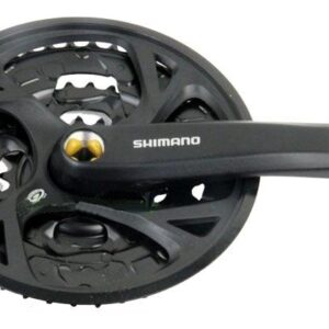 POGON SHIMANO ACERA FC-M371-L, 48X36X26T, KURBLA 175MM, 9 BRZINA, W/CG INTEGRATED, CHAINCASE COMPATIBLE, W/FIXING BOLT, BLACK, SHIMANO LOGO, IND.PACK