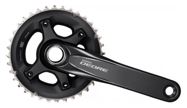 POGON SHIMANO FC-M6000-2, DEORE, FOR REAR 10-SPEED, 2-PCS FC, 170MM 36-26T WITHOUT CG, W/O BB PARTS, IND.PACK