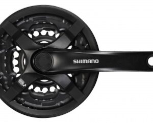 POGON SHIMANO TOURNEY FC-TY501, 48X38X28T, KURBLA 175MM, 6/7/8 BRZINA, CG, CRANK FIXING BOLT, BLACK, IND.PACK