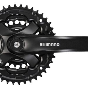 POGON SHIMANO FC-TY501, 6/7/8-BRZINA, KURBLA 175MM, 42X34X24T W/O CG, W/CRANK FIXING BOLT, BLACK, IND.PACK