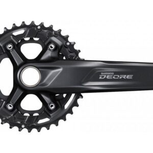 POGON SHIMANO FC-M4100-B2, DEORE, FOR REAR 10-SPEED, 2-PCS FC, 175MM, 36-26T W/O CG, W/O BB PARTS, CHAIN CASE NOT COMPATIBLE, FOR CHAIN LINE 51.8MM,IND.PACK