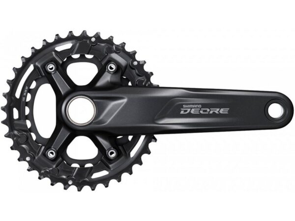 POGON SHIMANO FC-M4100-2, DEORE, FOR REAR 10-SPEED, 2-PCS FC, 175MM, 36-26T W/O CG, W/O BB PARTS, CHAIN CASE NOT COMPATIBLE, FOR CHAIN LINE 48.8MM, IND.PACK