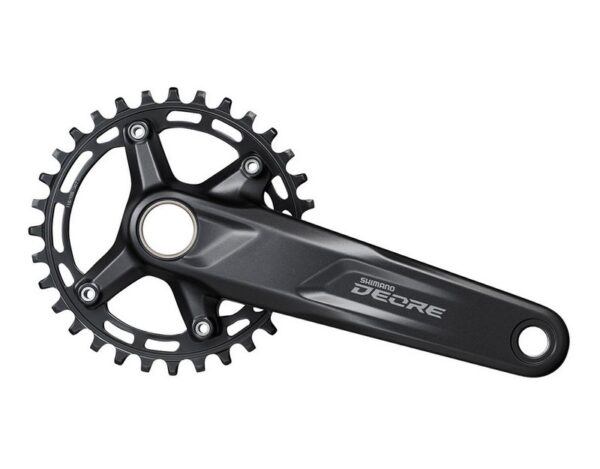 POGON SHIMANO FC-M5100-1, DEORE, FOR REAR 10/11-SPEED, 2-PCS FC, 175MM, 30T W/O CG, W/O BB PARTS, FOR CHAIN LINE 52MM, IND.PACK